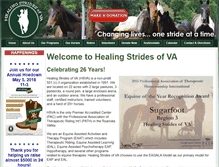 Tablet Screenshot of healingstridesofva.org